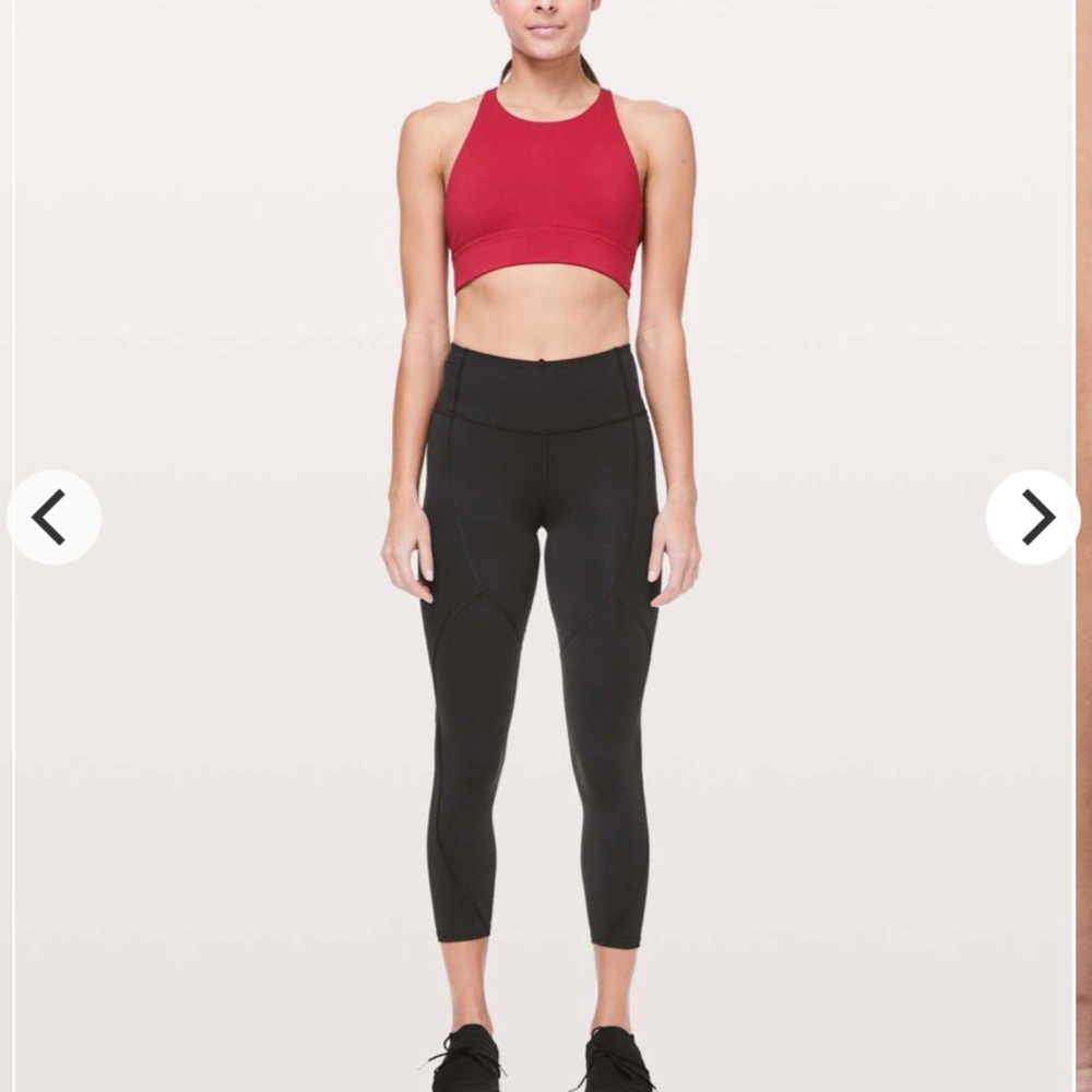 Lululemon To The Beat Tight *24" black size 2 perfect condition